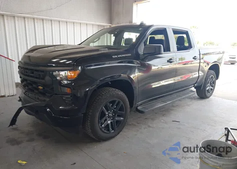 2024 Chevrolet Silverado 1500 2Wd Short Bed Custom из США, поврежденный, VIN 3GCPABEK5RG390426